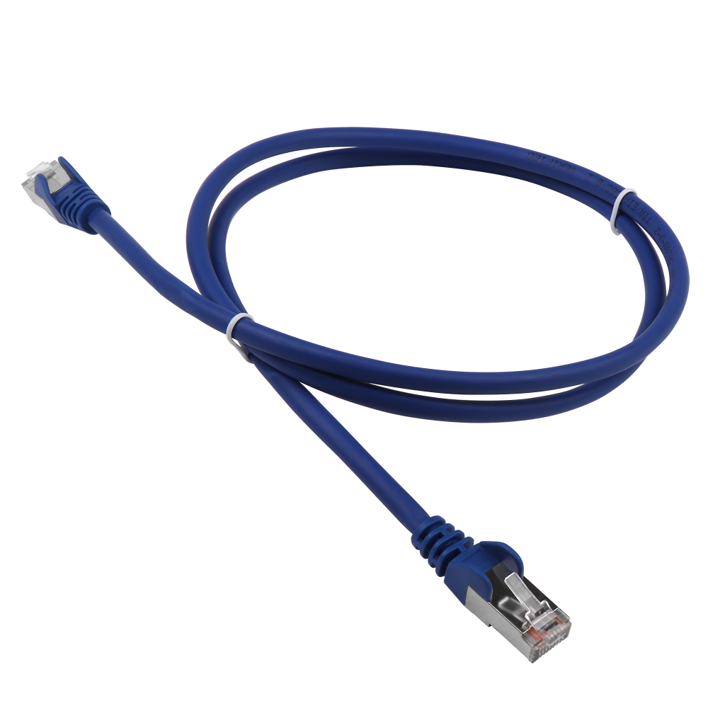 Lanmaster LAN-PC45/S5E-15-BL Патч-корд RJ45 - RJ45, 4 пары, FTP, категория 5е, 15 м, синий, LSZH, LANMASTER