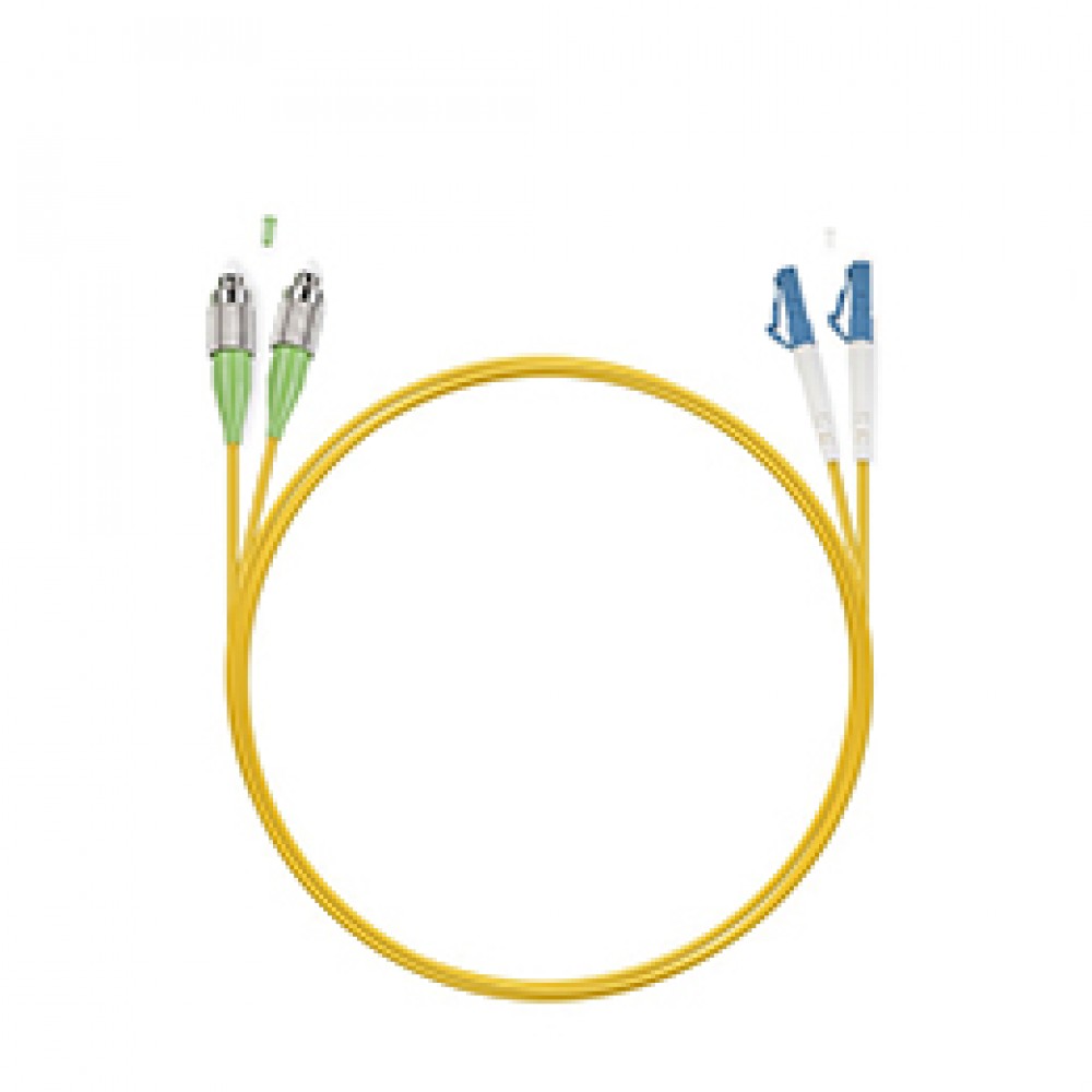 Cabeus FOP(d)-9-FC/APC-LC/UPC-2m Шнур оптический duplex FC/APC-LC/UPC 9/125 sm 2м LSZH