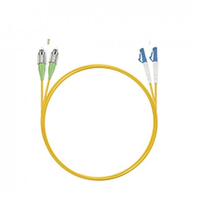 Cabeus FOP(d)-9-FC/APC-LC/UPC-2m Шнур оптический duplex FC/APC-LC/UPC 9/125 sm 2м LSZH