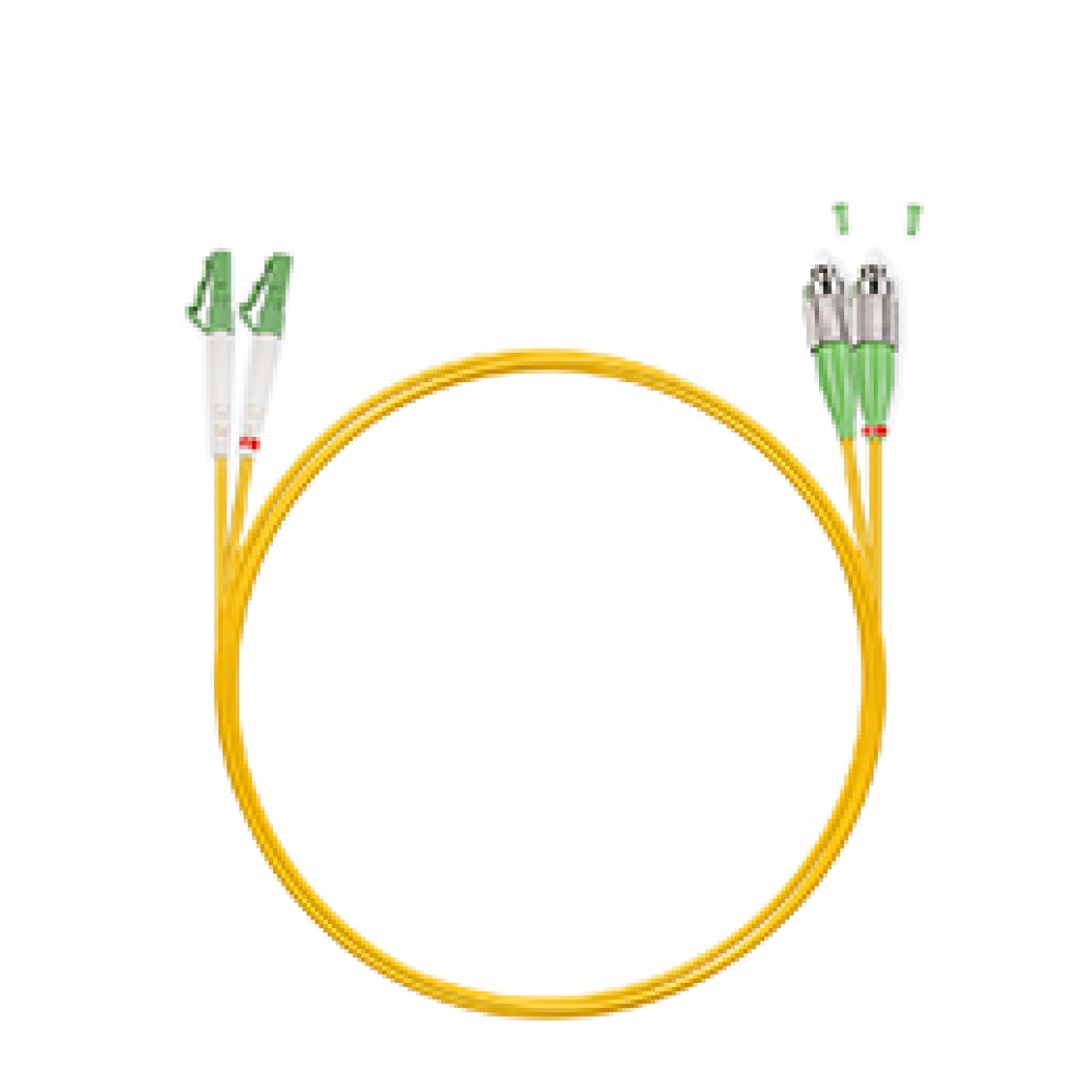 Cabeus FOP(s)-9-FC/APC-LC/APC-2m Шнур оптический simplex FC/APC-LC/APC 9/125 sm 2м LSZH