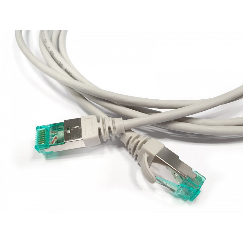 PC-LPT-SFTP-RJ45-RJ45-C6a-1.5M-LSZH-GY Патч-корд S/FTP, экранированный, категория 6a (100% Fluke Component Tested), 30AWG, LSZH, 1.5 м, серый Hyperlin