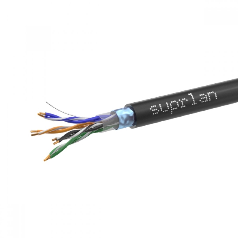 Кабель SUPRLAN Median FTP Cat.5e 4x2xAWG24 Cu PE Outdoor 305м