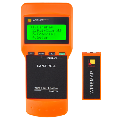 Lanmaster LAN-PRO-L Тестер кабельный  с LCD дисплеем и функцией измерения длины